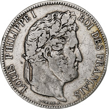France, Louis-Philippe, 5 Francs, 1841, Paris, Silver, VF(30-35), Gadoury:678