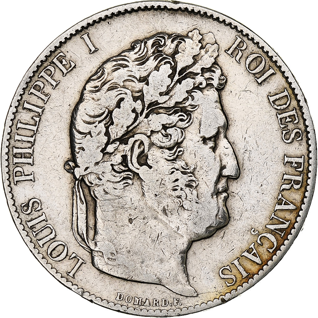 France, Louis-Philippe, 5 Francs, 1847, Paris, Silver, VF(30-35), Gadoury:678