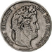 Francia, Louis-Philippe, 5 Francs, 1848, Paris, Argento, MB+, Gadoury:678