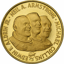 United States, Medal, NASA, Mission Apollo 11, 1969, Gold, Proof, MS(60-62)