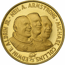 Vereinigte Staaten, Medaille, NASA, Mission Apollo 11, 1969, Gold, PP, VZ+