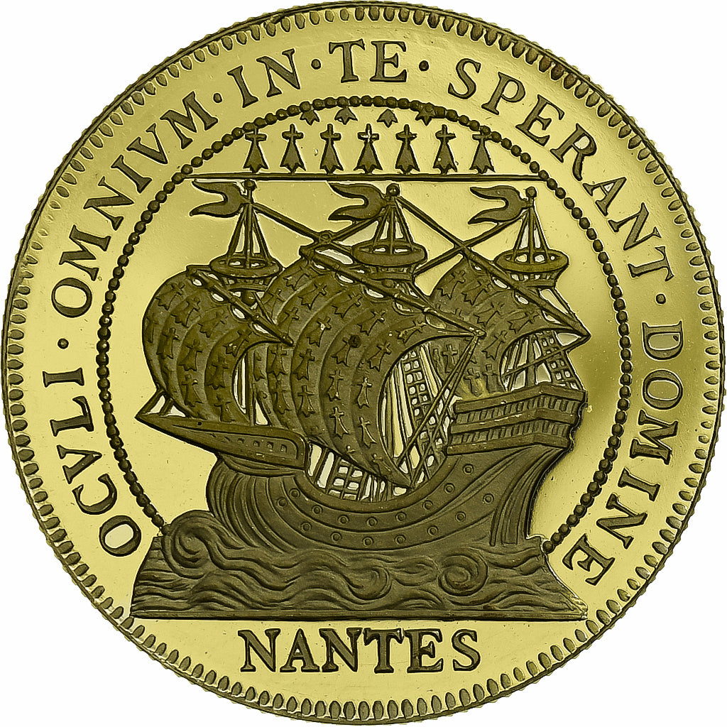 France, Token, Chambre au Tribunal de Commerce, Nantes, Gold, Proof, MS(63)