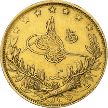 Empire ottoman, Mehmed V, 100 Kurush, AH 1327-3 / 1911, Constantinople, Or