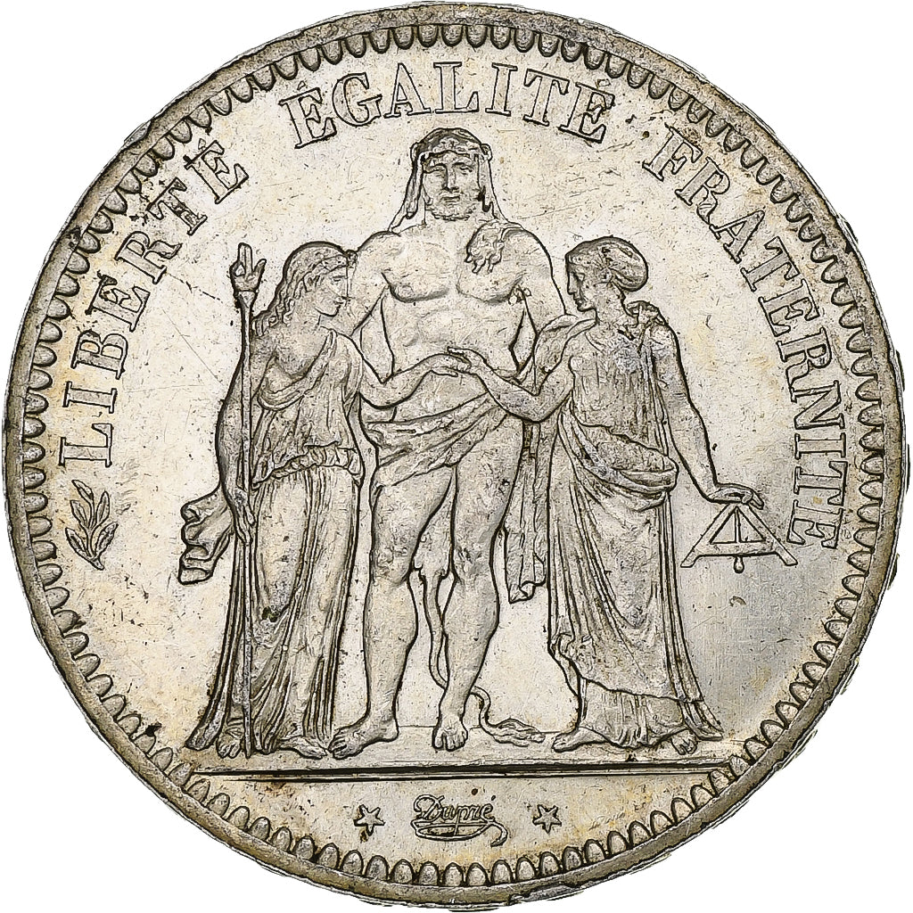 France, 5 Francs, Hercule, 1873, Paris, Silver, AU(50-53), Gadoury:745a