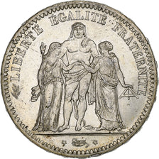 France, 5 Francs, Hercule, 1873, Paris, Silver, AU(50-53), Gadoury:745a