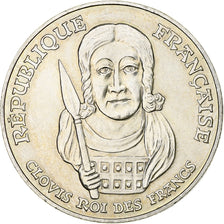 France, 100 Francs, Clovis, 1996, Monnaie de Paris, Silver, MS(63), Gadoury:953