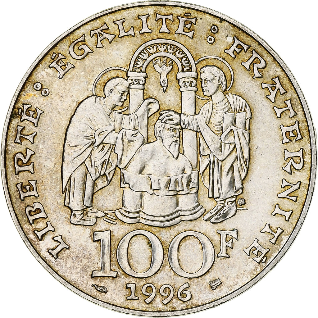 Francia, 100 Francs, Clovis, 1996, Monnaie de Paris, Argento, SPL, Gadoury:953