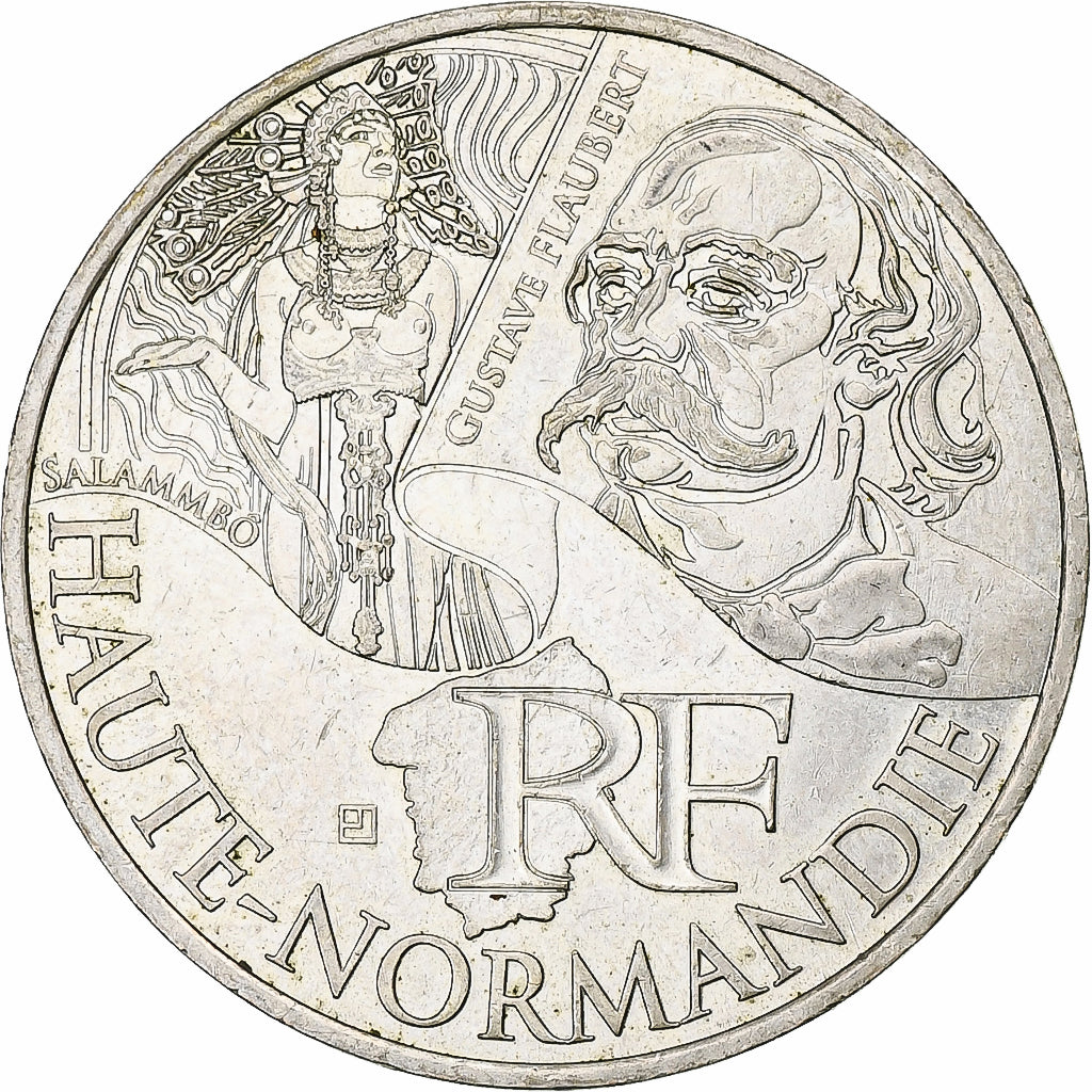 Frankreich, 10 Euro, Haute-Normandie, 2012, MDP, Silber, VZ