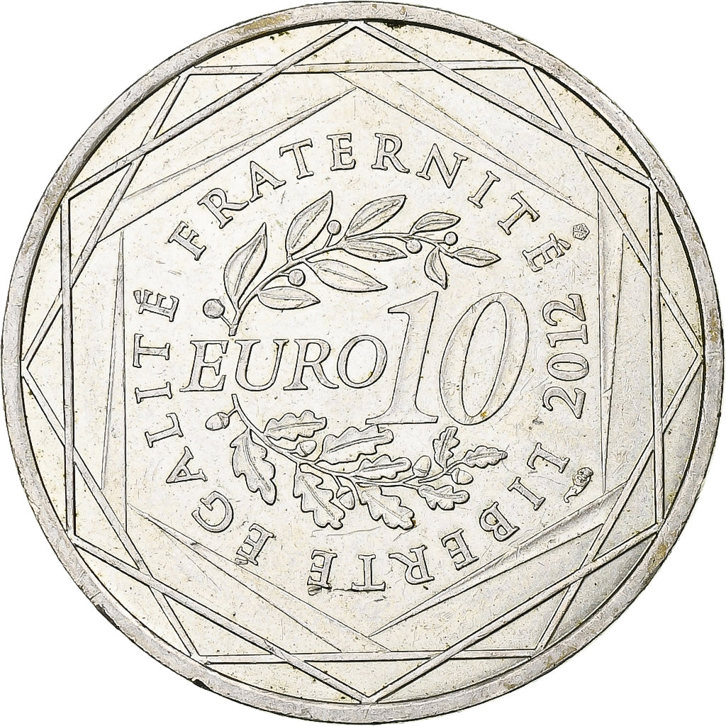 Frankreich, 10 Euro, Haute-Normandie, 2012, MDP, Silber, VZ