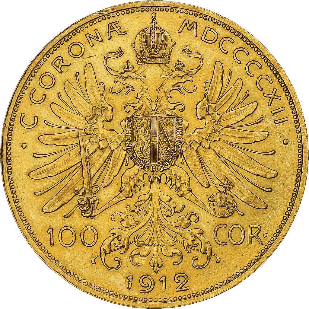 Autriche, François-Joseph, 100 Couronnes, 1912, Vienne, Or, TTB+, KM:2819