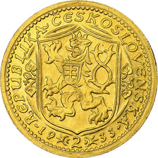 Czechoslovakia, 2 Dukaty, 1933, Kremnica, Gold, MS(64), KM:9