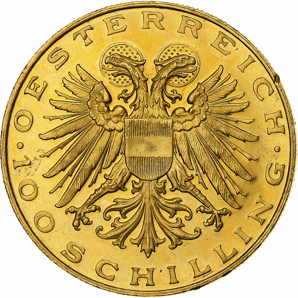 Austria, 100 Schilling, 1936, Vienna, Oro, EBC+, KM:2857