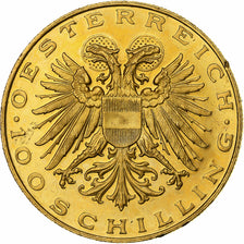 Austria, 100 Schilling, 1936, Vienna, Oro, EBC+, KM:2857