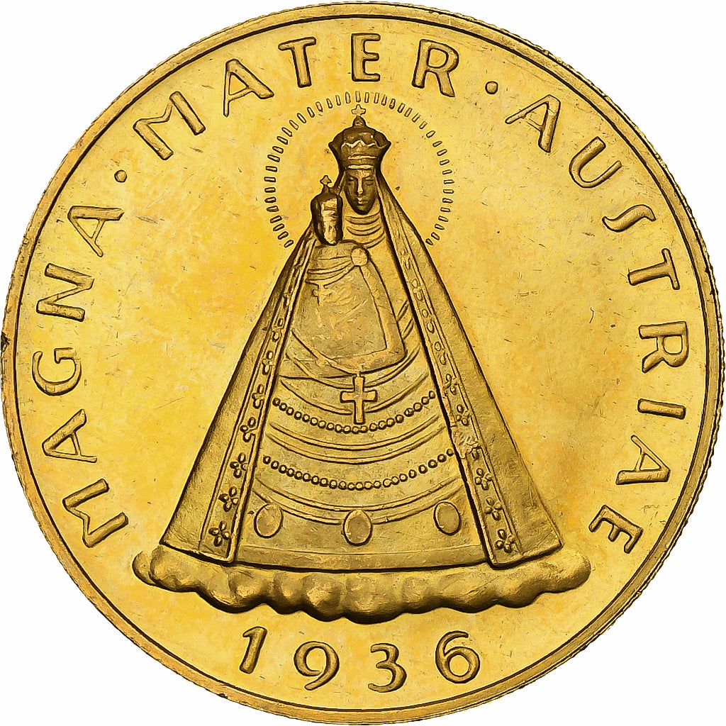 Austria, 100 Schilling, 1936, Vienna, Oro, EBC+, KM:2857