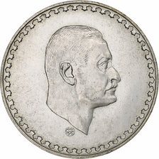 Egypt, Nasser, Pound, AH 1390/1970, Cairo, Silver, AU(50-53), KM:425