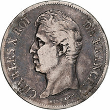France, Charles X, 5 Francs, 1829, Paris, Silver, VF(30-35), Gadoury:644