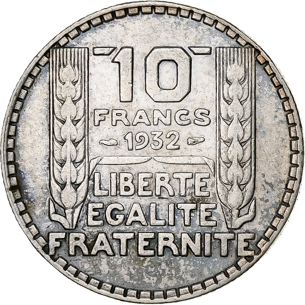 France, 10 Francs, Turin, 1932, Paris, Argent, TB+, Gadoury:801, KM:878