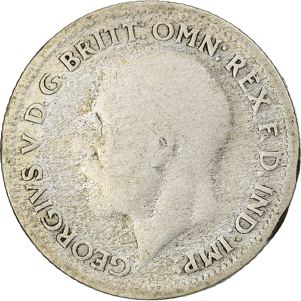 Reino Unido, George V, 6 Pence, 1930, London, Prata, VF(20-25), KM:832