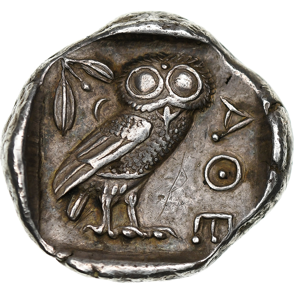 Attica, Tetradrachm, 490-407 BC, Athens, Argento, BB+, SNG-Cop:31