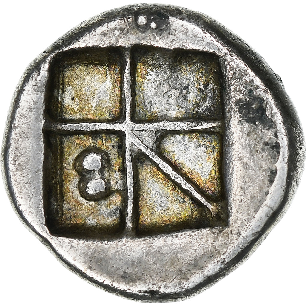Islands off Attica, Drachm, ca. 350-338 BC, Aegina, Srebro, AU(50-53), HGC:6-443
