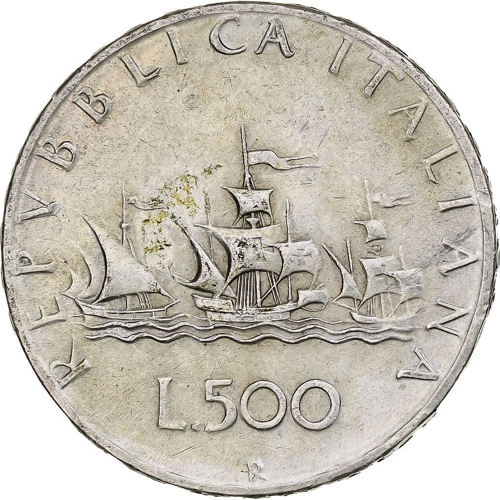 Italy, 500 Lire, 1965, Rome, Silver, EF(40-45), KM:98