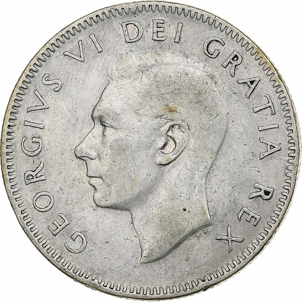 Canada, Elizabeth II, 25 Cents, 1950, Ottawa, Argento, BB, KM:44