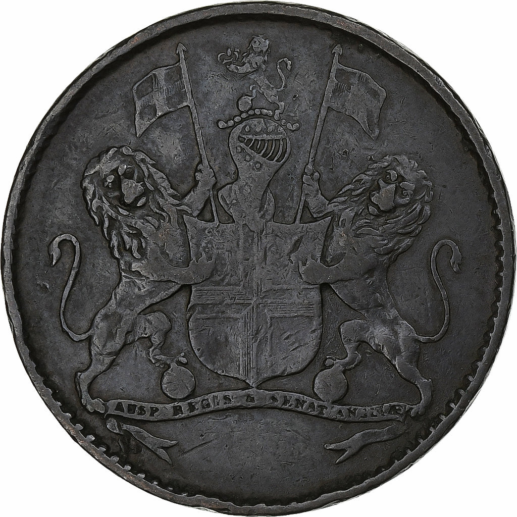 Saint Helena, Halfpenny Token, George IV, 1821, Copper, VF(30-35)
