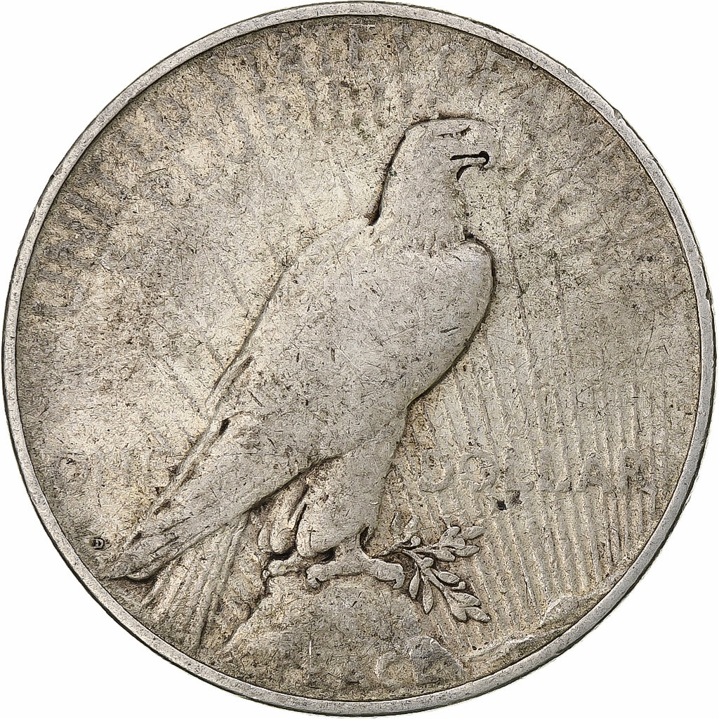 United States, Dollar, Peace, 1922, Denver, Silver, VF(30-35), KM:150