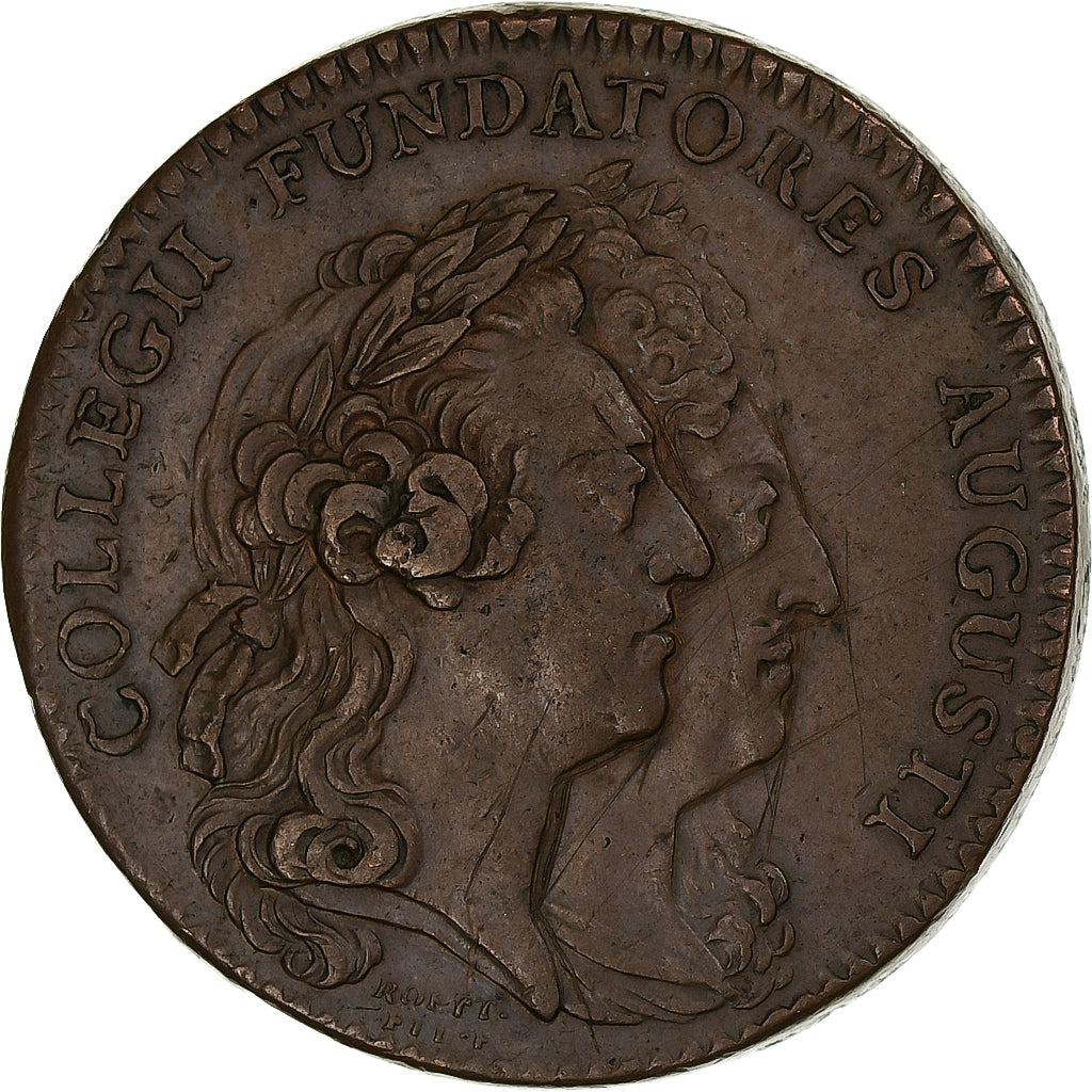 France, Token, Bicentenaire du Collège Louis le Grand, 1763, Copper, EF(40-45)