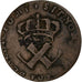 France, Louis XV, 9 Deniers, 1722, La Rochelle, Copper, VF(30-35), Lecompte:193