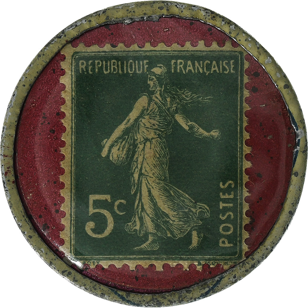 Francia, timbre-monnaie 5 centimes, Nougat de Montélimar Chabert & Guillot