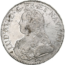 France, Louis XV, Ecu aux branches d'olivier, 1735, Bayonne, Argent, TTB