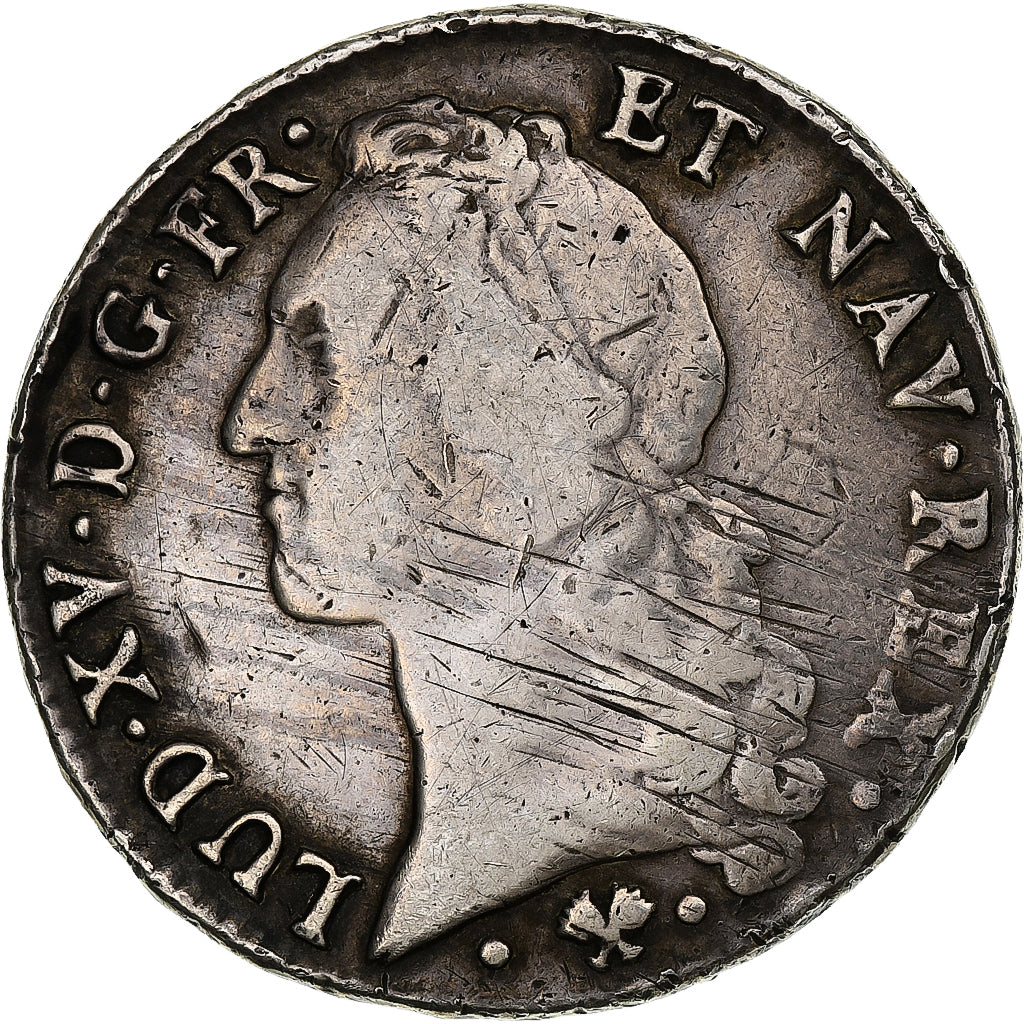 France, Louis XV, Écu au bandeau, 1765, Bayonne, Silver, VF(30-35), Gadoury:322