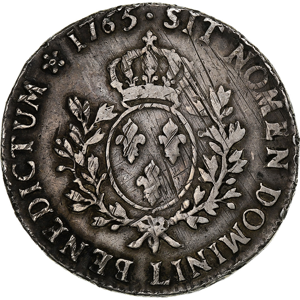 France, Louis XV, Écu au bandeau, 1765, Bayonne, Silver, VF(30-35), Gadoury:322