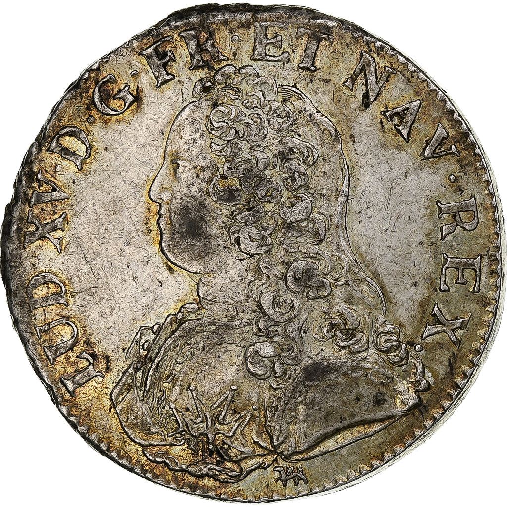 France, Louis XV, Ecu aux branches d'olivier, 1726, La Rochelle, Argent, SUP