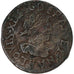 Francia, Louis XIII, Double Tournois, 1640, La Rochelle, Cobre, BC+, Gadoury:11