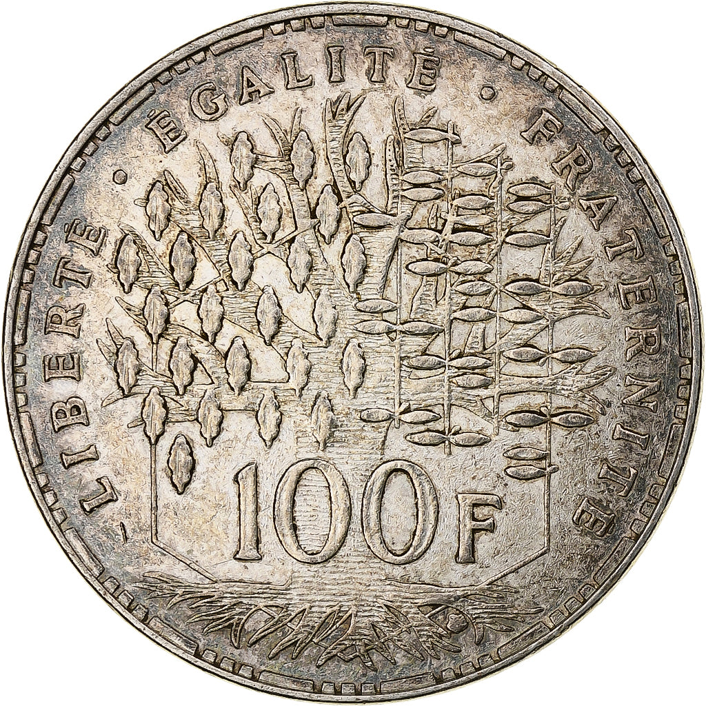 France, 100 Francs, Panthéon, 1983, Monnaie de Paris, Silver, EF(40-45)