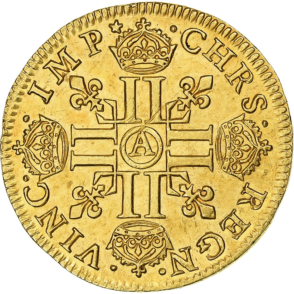 France, Louis XIII, Louis d'Or, 1641, Paris, Gold, AU(50-53), Gadoury:58