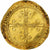 França, Charles VIII, Écu d'or au soleil, 1494-1498, Paris, Dourado