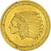 United States, Token, Indian Head, Gold, AU(55-58)