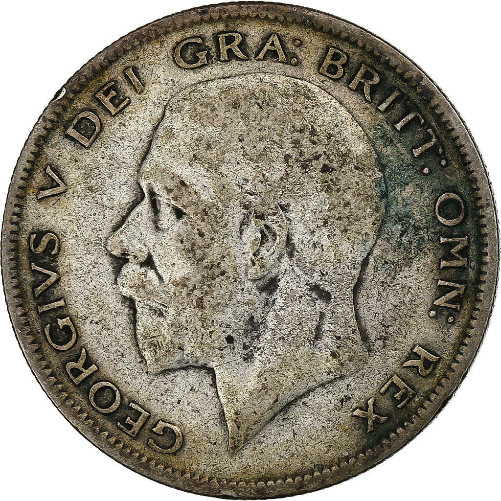 Regno Unito, George V, 1/2 Crown, 1929, London, Argento, MB+, KM:835