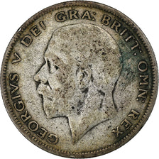 Regno Unito, George V, 1/2 Crown, 1929, London, Argento, MB+, KM:835