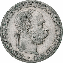 Austria, Franz Joseph I, Corona, 1894, Vienna, Argento, BB, KM:2804