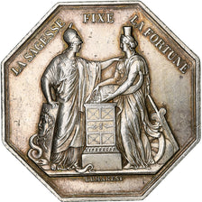 Francia, ficha, Banque de France, An VIII, Argento, Dumarest, BB+