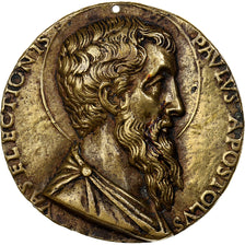 Vatikan, Medaille, Christ et saint Paul, Bronze, Holed, SS