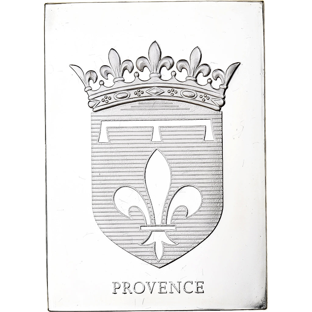 France, Medal, Provinces de France, Provence, 1976, Silver, Proof, AU(55-58)