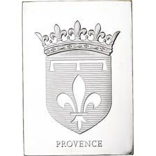 France, Medal, Provinces de France, Provence, 1976, Silver, Proof, AU(55-58)