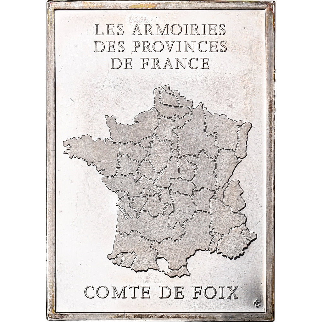 France, Medal, Provinces de France, Comté de Foix, 1976, Silver, Proof
