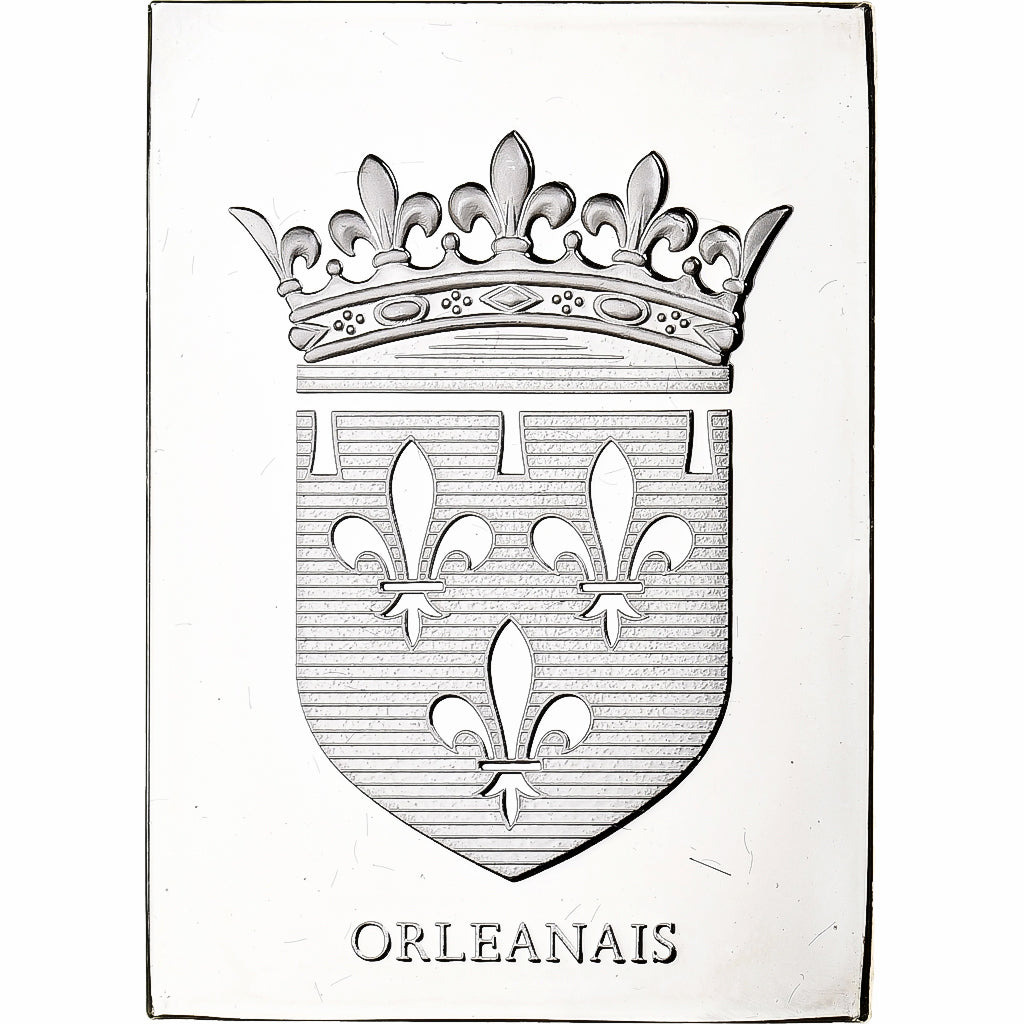 Francia, medaglia, Provinces de France, Orléanais, 1976, Argento, FS, SPL-