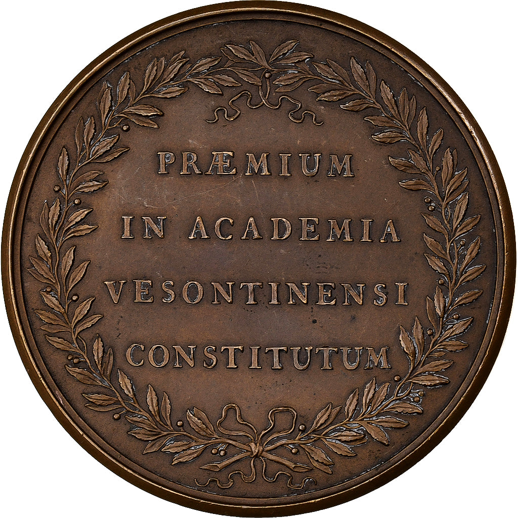 Francja, medal, Académie de Besançon, Brązowy, Ponowne bicie, AU(55-58)